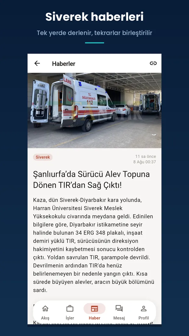 Siverek haberleri